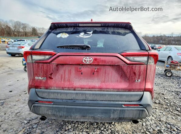 2T3H1RFV6LC039068 2020 TOYOTA RAV4 Красный Вид сзади