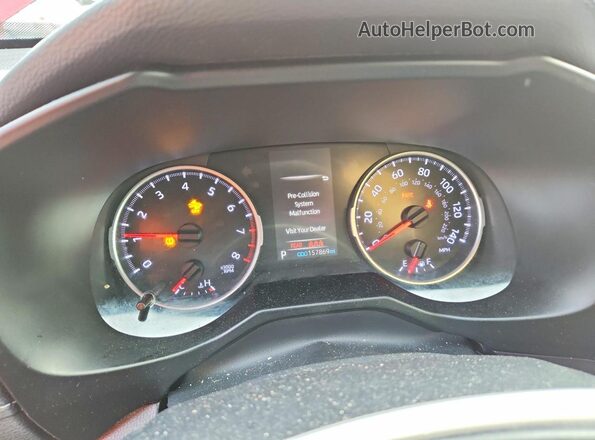 2T3H1RFV6LC039068 2020 TOYOTA RAV4 Красный Вид щитка приборов