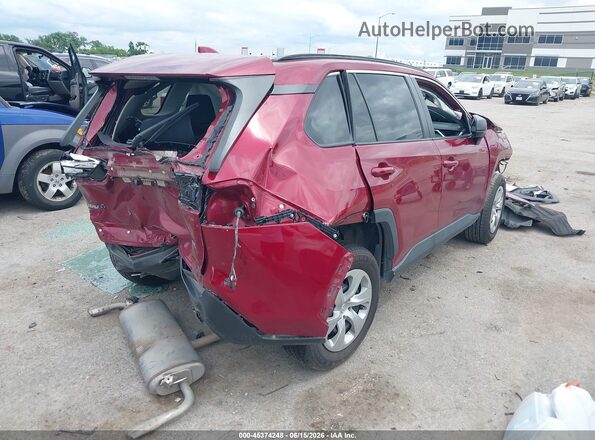 2T3H1RFV6MW134522 2021 TOYOTA RAV4 Красный Задняя правая четверть