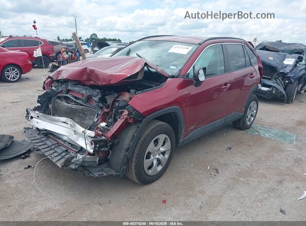 2T3H1RFV6MW134522 2021 TOYOTA RAV4 Красный Передняя левая четверть