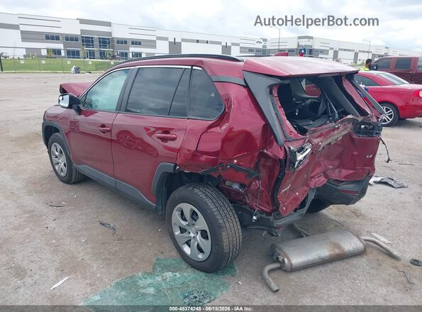 2T3H1RFV6MW134522 2021 TOYOTA RAV4 Красный Задняя левая четверть