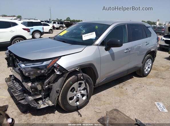 2T3H1RFV6PW284652 2023 TOYOTA RAV4 Silver წინა მარცხენა ხედი სამი მეოთხედიდან