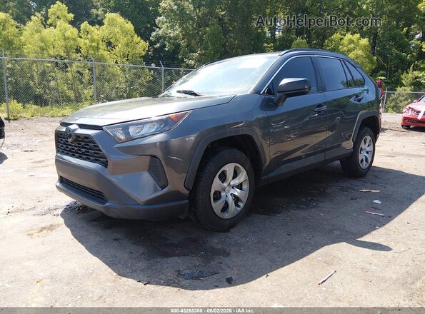 2T3H1RFV7KC032824 2019 TOYOTA RAV4 Gray Առջևի ձախ երեք քառորդ տեսարան