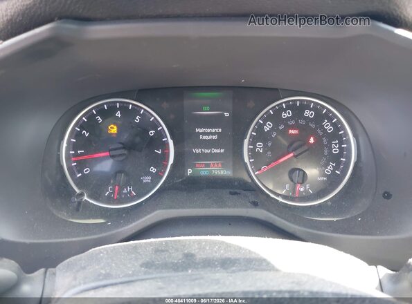 2T3H1RFV7KW005427 2019 TOYOTA RAV4 Silver Widok tylnych siedzeń