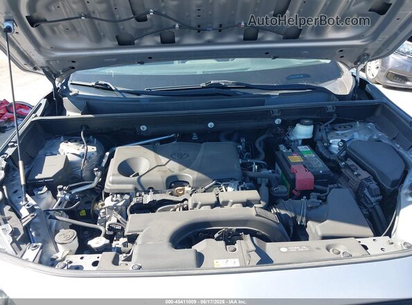 2T3H1RFV7KW005427 2019 TOYOTA RAV4 Silver Widok z tyłu