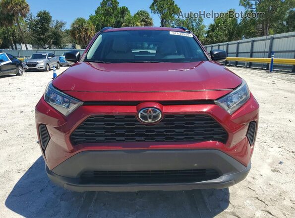 2T3H1RFV8LC039332 2020 TOYOTA RAV4 Maroon Vista frontal