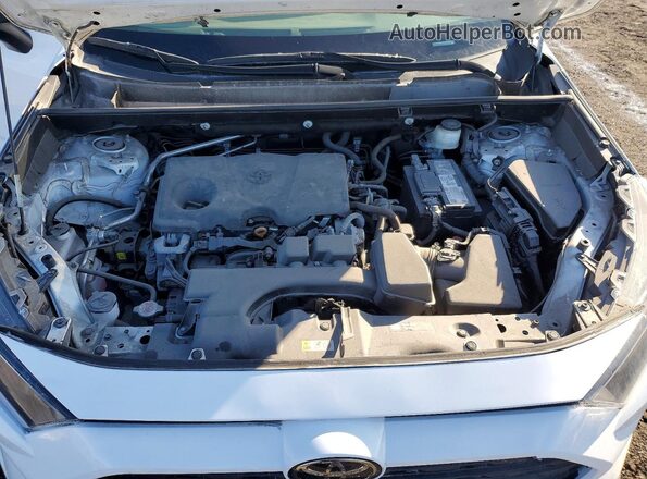 2T3H1RFV8NW232596 2022 TOYOTA RAV4 White Vista del compartimento del motor