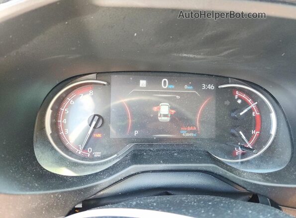 2T3H1RFV8PC232375 2023 TOYOTA RAV4 White Սարքավորումների վահանակի տեսք