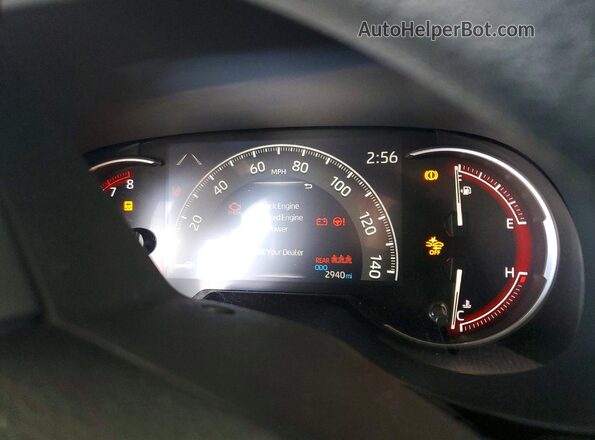 2T3H1RFV8SW414035 2025 TOYOTA RAV4 Белый Вид щитка приборов