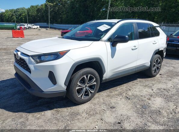 2T3H1RFV9KC007813 2019 TOYOTA RAV4 White წინა მარცხენა ხედი სამი მეოთხედიდან