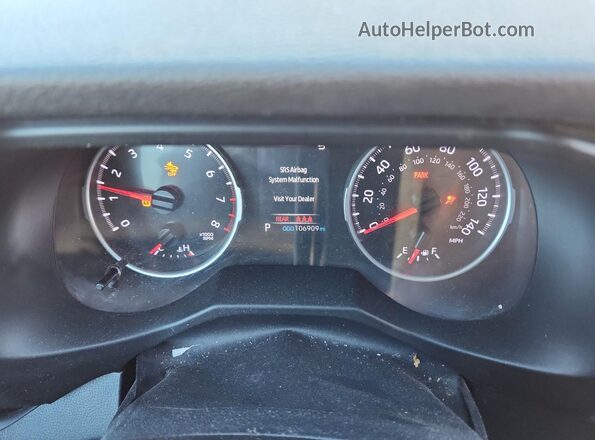 2T3H1RFV9KW020883 2019 TOYOTA RAV4 Silver Вид щитка приладів