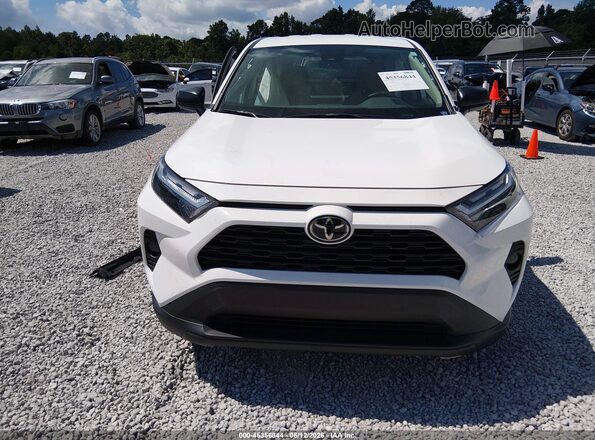2T3H1RFV9SC346913 2025 TOYOTA RAV4 White Instrument cluster view