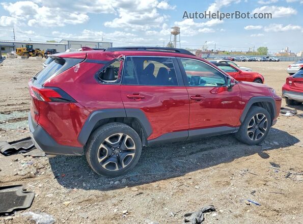 2T3J1RFV0KC014845 2019 TOYOTA RAV4 Red Հետևի աջ