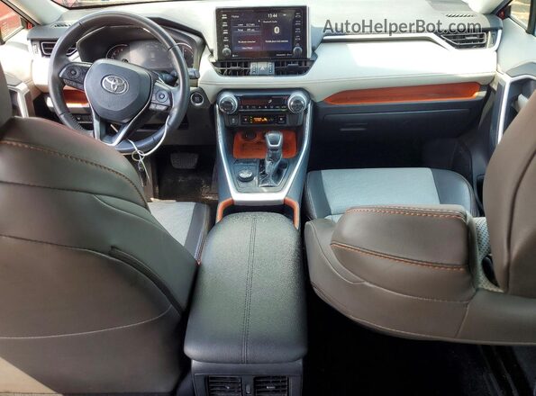 2T3J1RFV0KC014845 2019 TOYOTA RAV4 Red Առջևի վահանակի տեսք