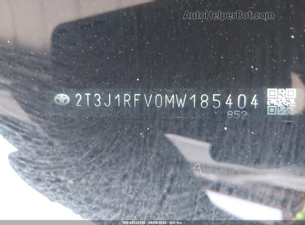 2T3J1RFV0MW185404 2021 TOYOTA RAV4 Black 