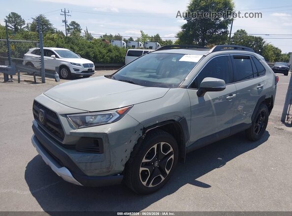 2T3J1RFV2KW041785 2019 TOYOTA RAV4 Pewter Առջևի ձախ երեք քառորդ տեսարան