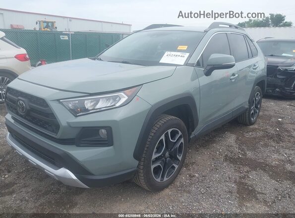 2T3J1RFV2MW142537 2021 TOYOTA RAV4 Серый Передняя левая четверть
