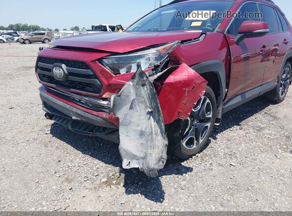 2T3J1RFV3KW005863 2019 TOYOTA RAV4 Maroon Vista frontal