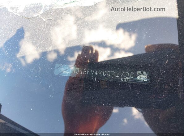 2T3J1RFV4KC032796 2019 TOYOTA RAV4 Red Շարժիչի բաժամունքի տեսք