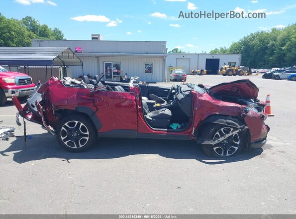 2T3J1RFV4KC032796 2019 TOYOTA RAV4 Red Սարքավորումների վահանակի տեսք