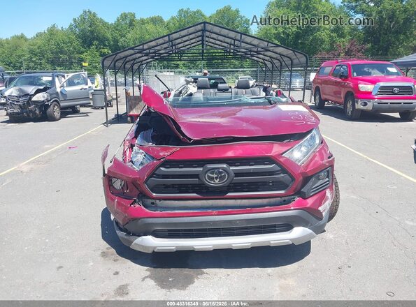 2T3J1RFV4KC032796 2019 TOYOTA RAV4 Red Առջևի վահանակի տեսք