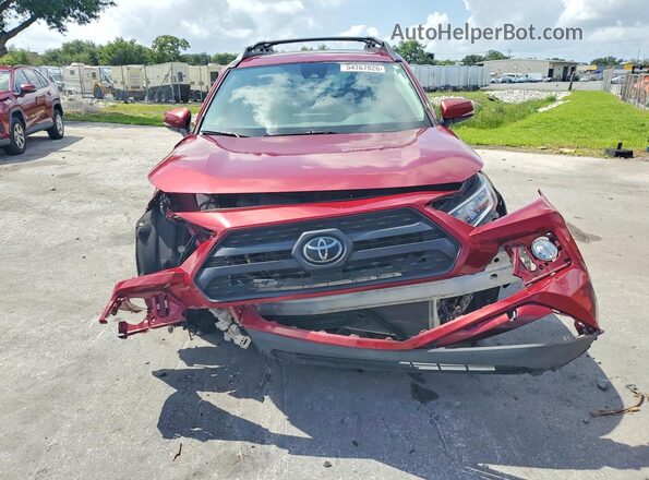 2T3J1RFV4MW247614 2021 TOYOTA RAV4 Red Front view