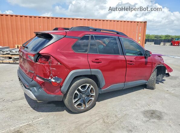 2T3J1RFV4MW247614 2021 TOYOTA RAV4 Red Rear right