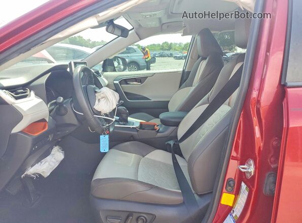 2T3J1RFV4MW247614 2021 TOYOTA RAV4 Red Front interior view
