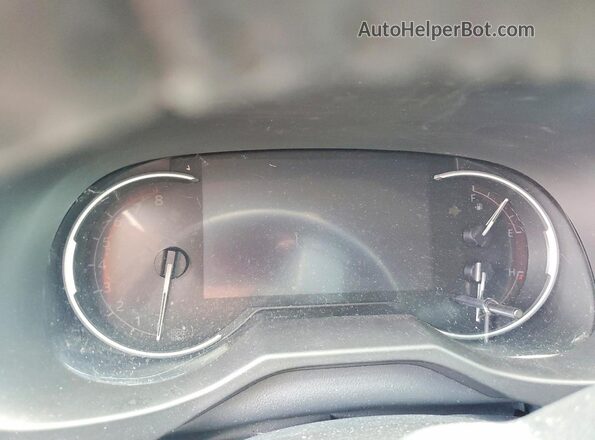 2T3J1RFV4MW247614 2021 TOYOTA RAV4 Red Instrument cluster view