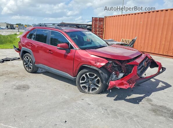 2T3J1RFV4MW247614 2021 TOYOTA RAV4 Red Front right