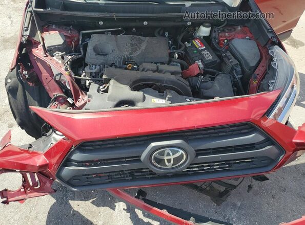 2T3J1RFV4MW247614 2021 TOYOTA RAV4 Red Engine compartment view