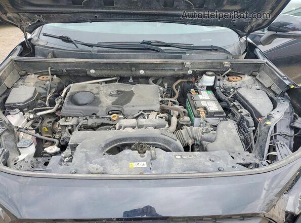 2T3J1RFV5KC034931 2019 TOYOTA RAV4 Black Widok komory silnika