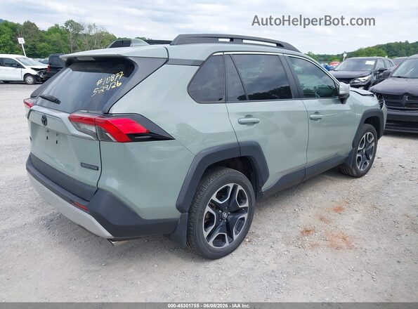 2T3J1RFV5KW022020 2019 TOYOTA RAV4 Green უკანა მარჯვენა