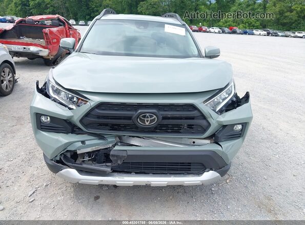 2T3J1RFV5KW022020 2019 TOYOTA RAV4 Green უკანა სალონის ხედი