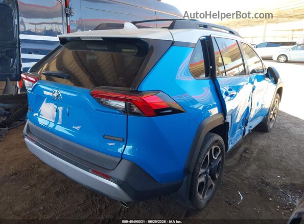 2T3J1RFV6KC030189 2019 TOYOTA RAV4 Blue Հետևի աջ