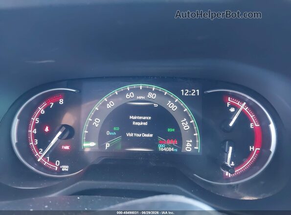 2T3J1RFV6KC030189 2019 TOYOTA RAV4 Blue Հետևի նստատեղերի տեսք