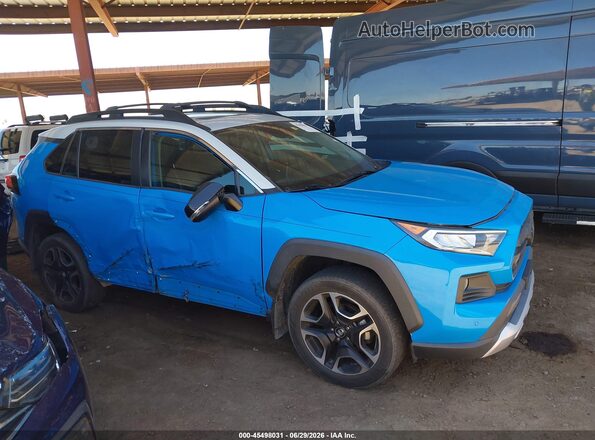2T3J1RFV6KC030189 2019 TOYOTA RAV4 Blue Դիմացի տեսք