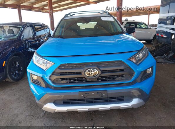 2T3J1RFV6KC030189 2019 TOYOTA RAV4 Blue Սարքավորումների վահանակի տեսք
