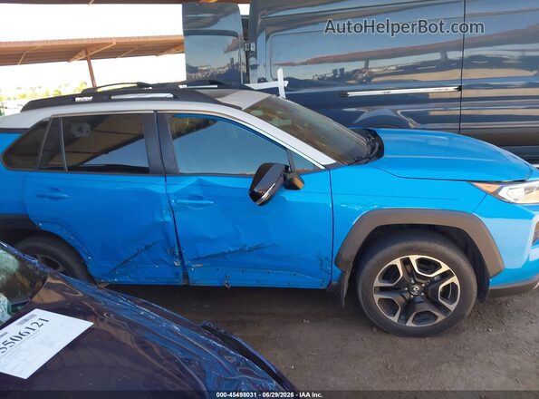 2T3J1RFV6KC030189 2019 TOYOTA RAV4 Blue Սալոնի հետևի տեսք