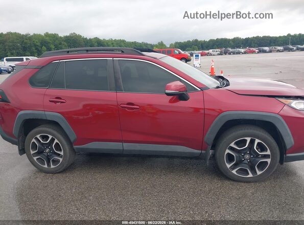 2T3J1RFV6KW004724 2019 TOYOTA RAV4 Красный Вид задней части салона