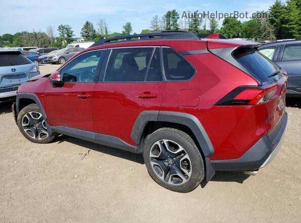 2T3J1RFV6KW034192 2019 TOYOTA RAV4 Бордовый Задняя левая четверть