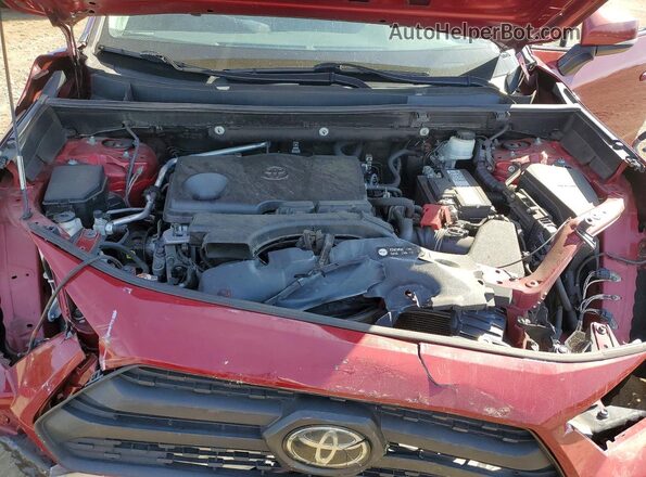 2T3J1RFV6KW034192 2019 TOYOTA RAV4 Бордовый Вид задней части салона