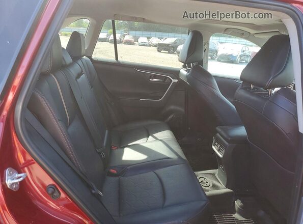 2T3J1RFV6KW034192 2019 TOYOTA RAV4 Бордовый Вид задних сидений