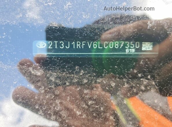 2T3J1RFV6LC087350 2020 TOYOTA RAV4 White 