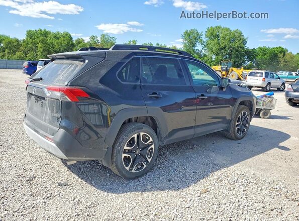 2T3J1RFV7KW033133 2019 TOYOTA RAV4 Black Հետևի աջ
