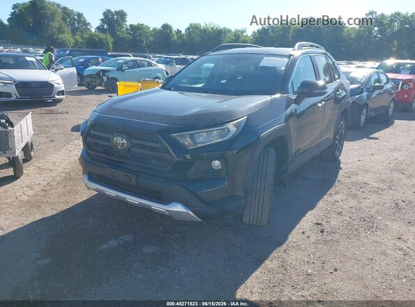 2T3J1RFV7LC111235 2020 TOYOTA RAV4 Black Առջևի ձախ երեք քառորդ տեսարան
