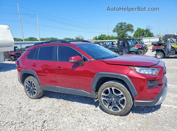 2T3J1RFV8KW021735 2019 TOYOTA RAV4 Red 