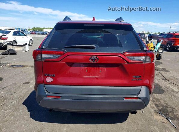 2T3J1RFV9LC103699 2020 TOYOTA RAV4 Maroon Rear view