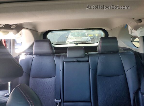 2T3J1RFV9LC103699 2020 TOYOTA RAV4 Maroon Rear seats view