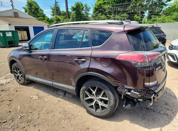 2T3JFREV0JW757909 2018 TOYOTA RAV4 Purple უკანა მარცხენა